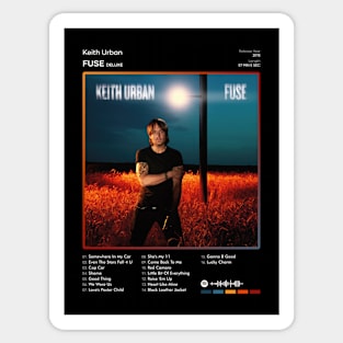 Keith Urban - Fuse Tracklist Album Sticker